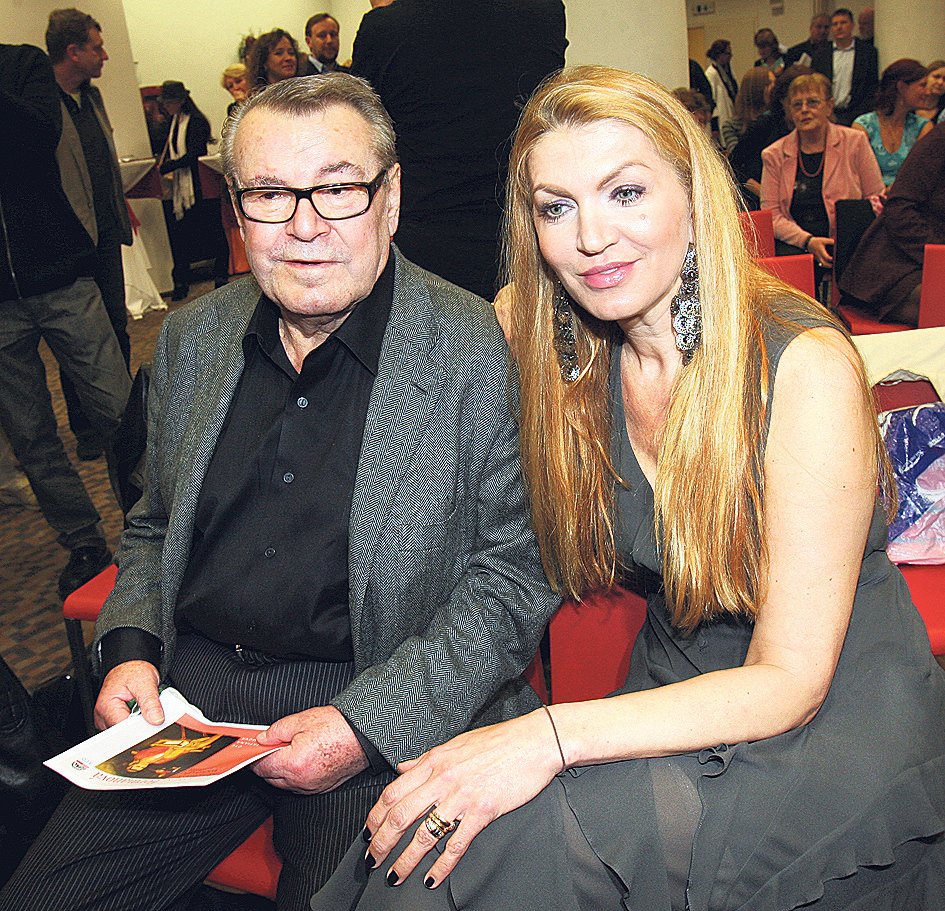 Martina Formanová a Miloš Forman.