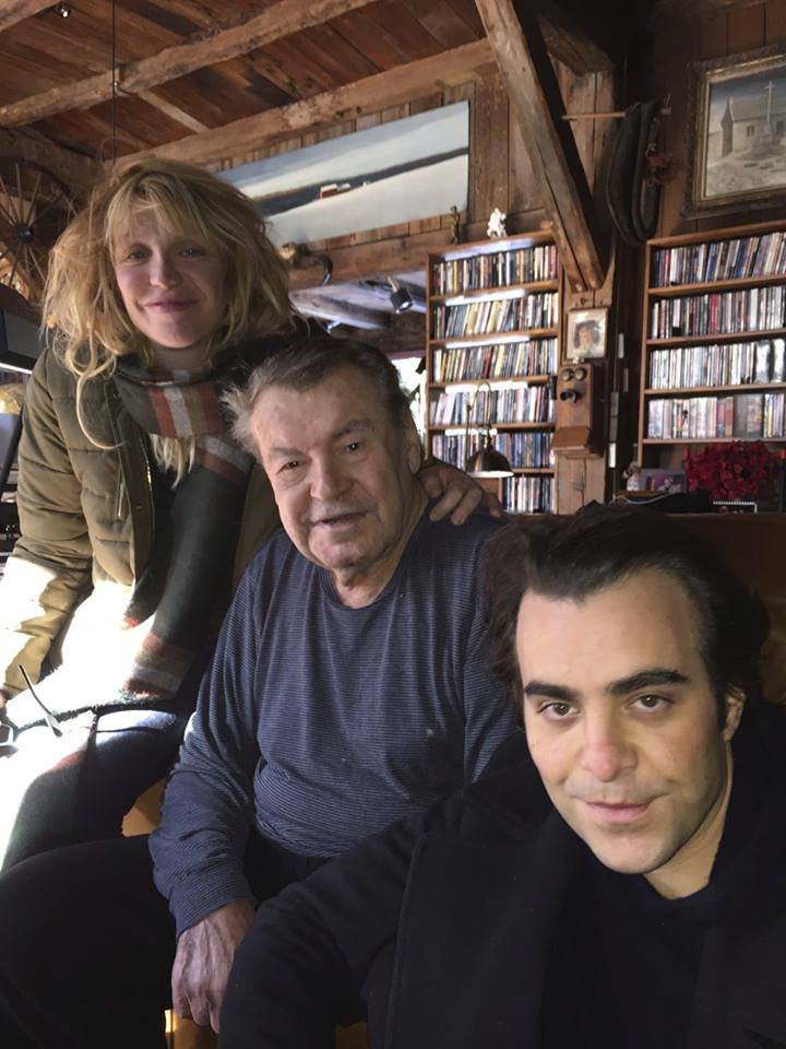 Miloš Forman a Courtney Love 