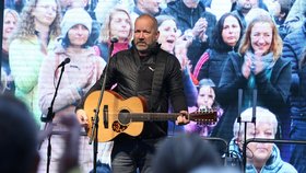 Koncert na podporu Miloše Vystrčila (ODS): David Koller (29. 9. 2022)