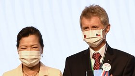 Šéf Senátu Miloš Vystrčil během návštěvy Tchaj-wanu (31. 8. 2020)