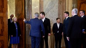 V Senátu se poprvé sešla vedení Senátu a nové Sněmovny v čele s Milošem Vystrčilem (ODS) a Tomiem Okamurou (SPD) (25.11.2025).