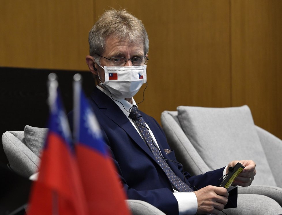 Šéf Senátu Miloš Vystrčil na návštěvě Tchaj-wanu (4.9.2020)