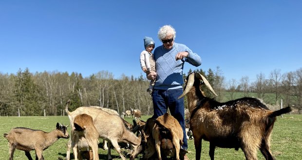 Miloš Zapletal na farmě Blaník