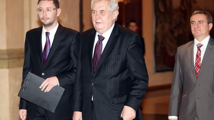 Miloš Zeman a Jiří Ovčáček