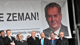 Miloš Zeman na Albertově 17. listopadu 2015