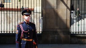 Návštěva srbského prezidenta Aleksandara Vučiče na Pražském hradě.