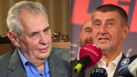 Zeman pověří Babiše sestavením vlády. Okamuru a Bartoše chválil, Kalouska smetl