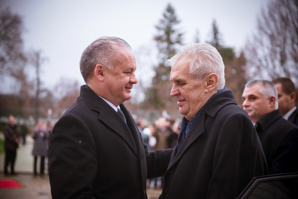 Miloš Zeman s Andrejem Kiskou