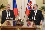 Prezident Miloš Zeman na své poslední státní cestě ve stávajícím funkčním období na Slovensku