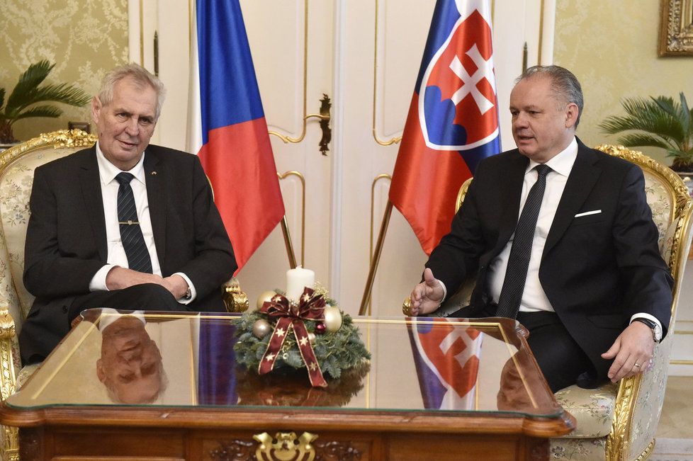 Prezident Miloš Zeman na své poslední státní cestě ve stávajícím funkčním období na Slovensku.