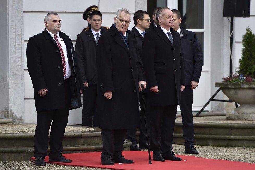 Prezident Miloš Zeman na své poslední státní cestě ve stávajícím funkčním období na Slovensku