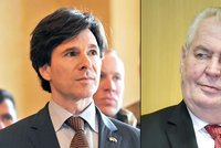 Velvyslanec USA má dveře na Hrad zavřené, řekl Zeman! Diplomat ho kritizoval za cestu do Ruska!