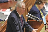 „Zeman navádí poslance a stupňuje tlak.“ Návrh proti ČT strhl lavinu odporu