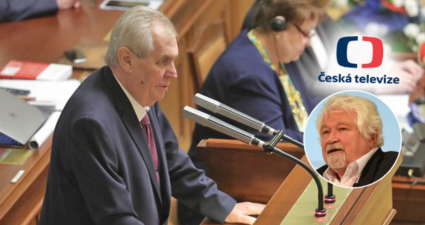 „Zeman navádí poslance a stupňuje tlak.“ Návrh proti ČT strhl lavinu odporu