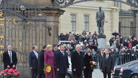 Polského prezidenta Dudu doprovodila do Prahy i manželka Agata.