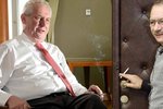 Politici kuřáci: Prezident Miloš Zeman a senátor Jaroslav Kubera