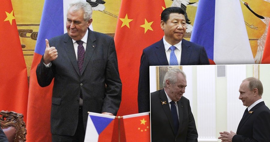 V rámci cesty do Číny se Miloš Zeman setká také se svým ruským protějškem Vladimirem Putinem.