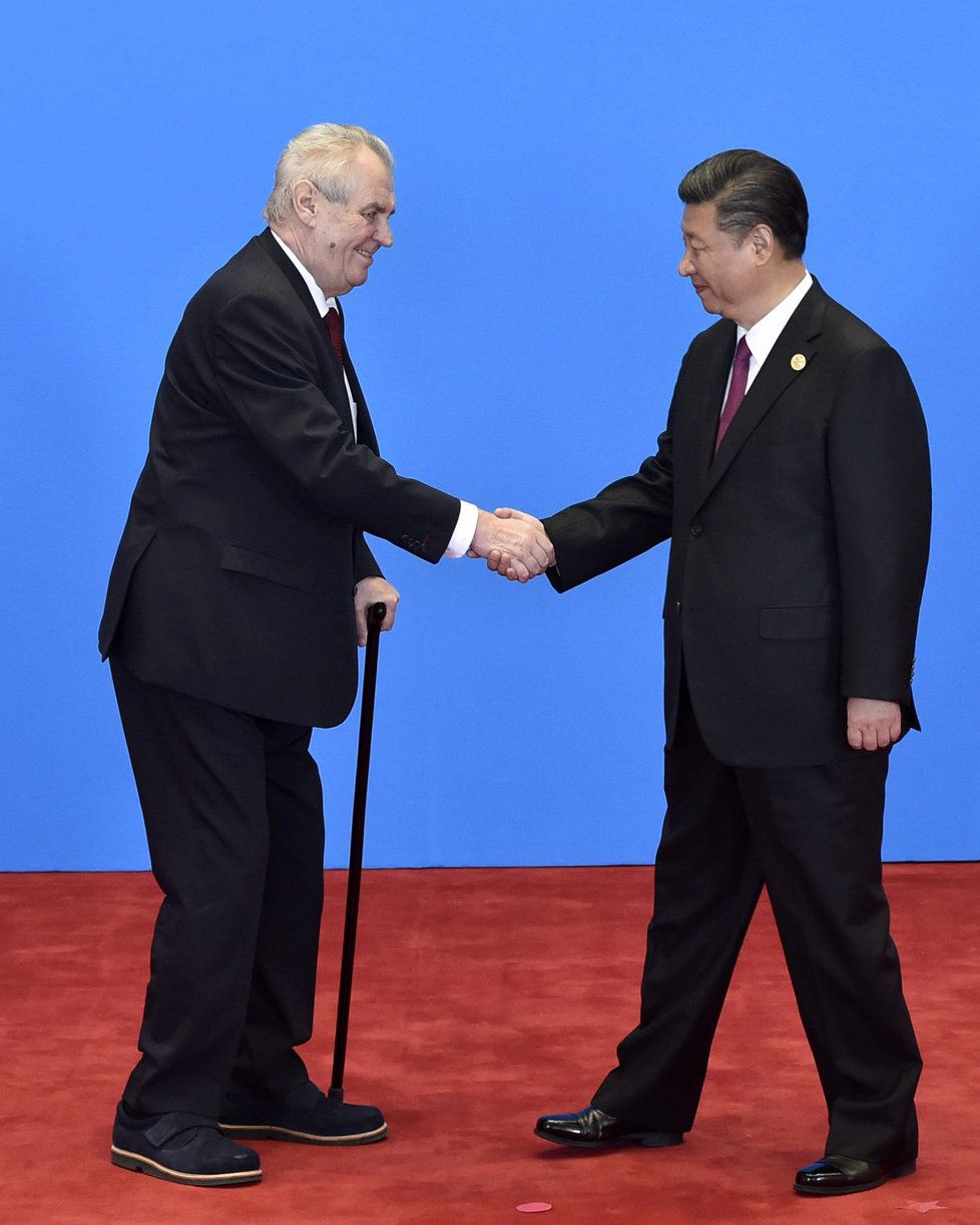 Zeman v Číně: S prezidentem Si Ťin-pchingem