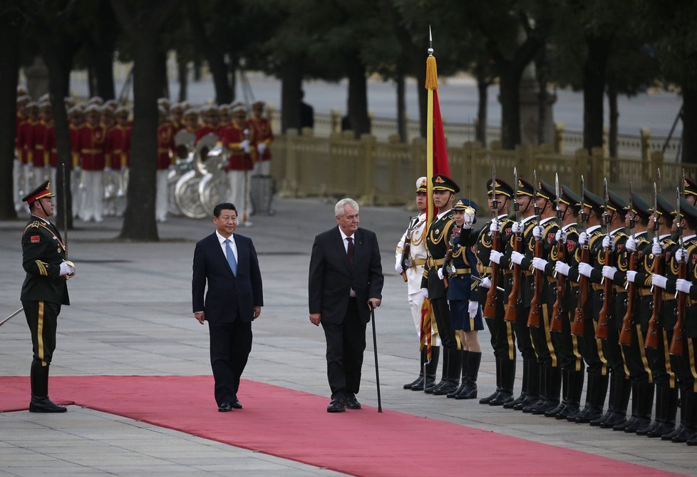 Miloš Zeman na návštěvě Číny. Byl tam již dvakrát.