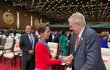 Konference k projektu Hedvábná stezka: Prezident Miloš Zeman se zde setkal s barmskou vůdkyní Aun Schan Su Ťij (25.4 2019)