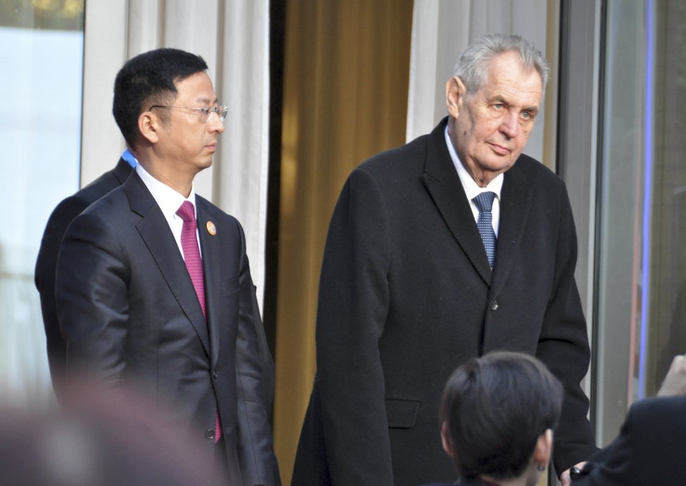 Prezident Miloš Zeman na návštěvě Číny (25.4. 2019)