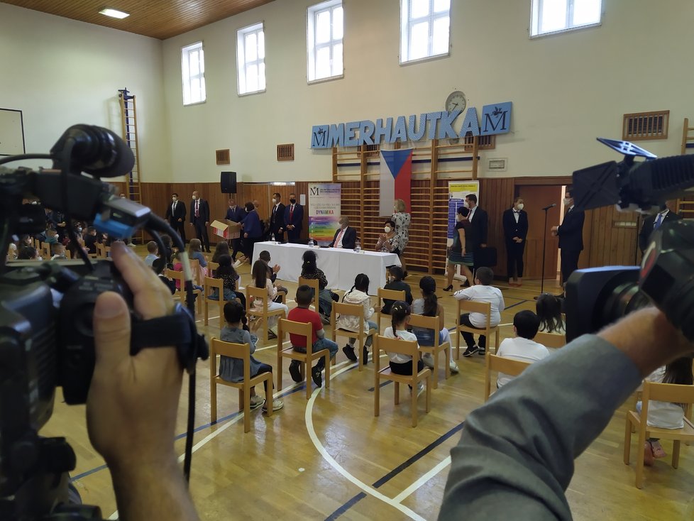 Prezident Miloš Zeman na zahájení školního roku v Brně (1.9.2021)