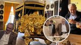 Zeman slavil 82. narozeniny: Burčák, obří kremrole, zlatý kočár i oslava na Hluboké