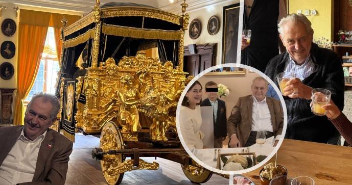 Miloš Zeman slavil 82. narozeniny: Prohlédl si Zlatý kočár na zámku v Českém Krumlově, slavil na burčáku v Jaroslavicích i na Hluboké (září 2026)