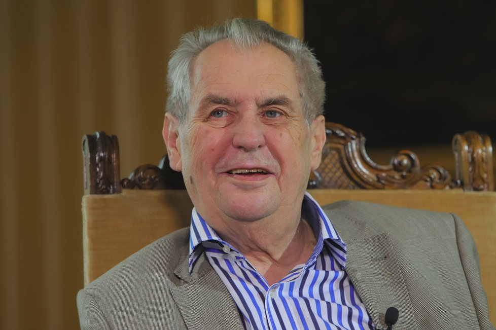 Prezident Miloš Zeman.