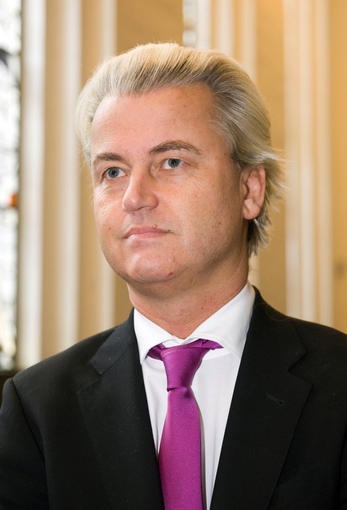 Předseda krajně pravicové Strany pro svobodu Geert Wilders