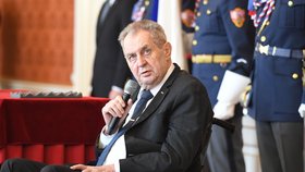 Prezident Zeman jmenoval nové generály, (8.05.2022).