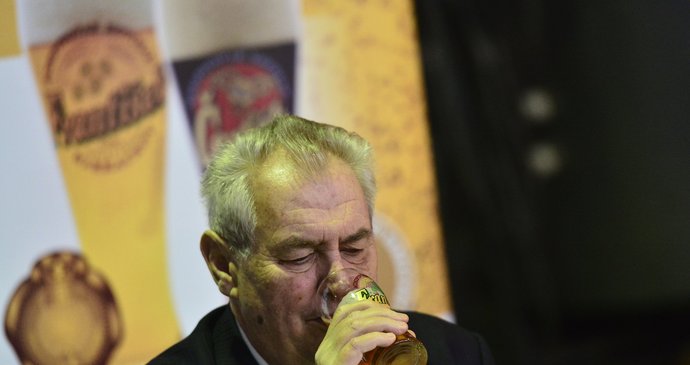 Prezident Miloš Zeman – velký milovník piva