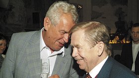 Miloš Zeman a Václav Havel, 2006.