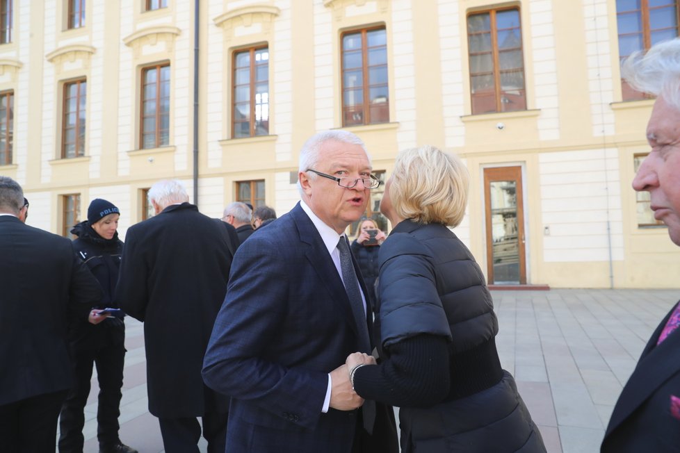 Místopředseda hnutí ANO Jaroslav Faltýnek (ANO) na inauguraci Miloše Zemana