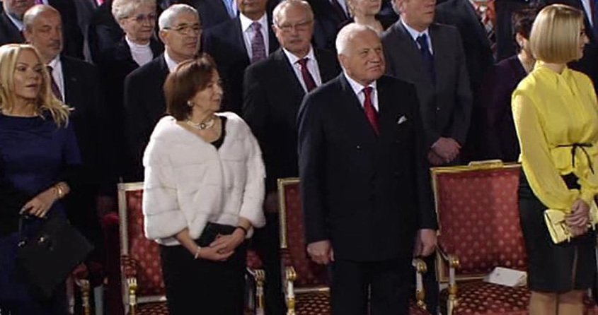 Bývalá první dáma s exprezidentem Václavem Klausem
