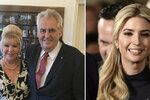 Ivana Trumpová převezme od Miloše Zemana metál in memoriam
