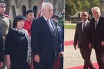 Miloš Zeman s manželkou Ivanou v Paříži: Prezident vyrazil na třídenní  státní návštěvu Francie