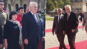 Miloš Zeman s manželkou Ivanou v Paříži: Prezident vyrazil na třídenní  státní návštěvu Francie