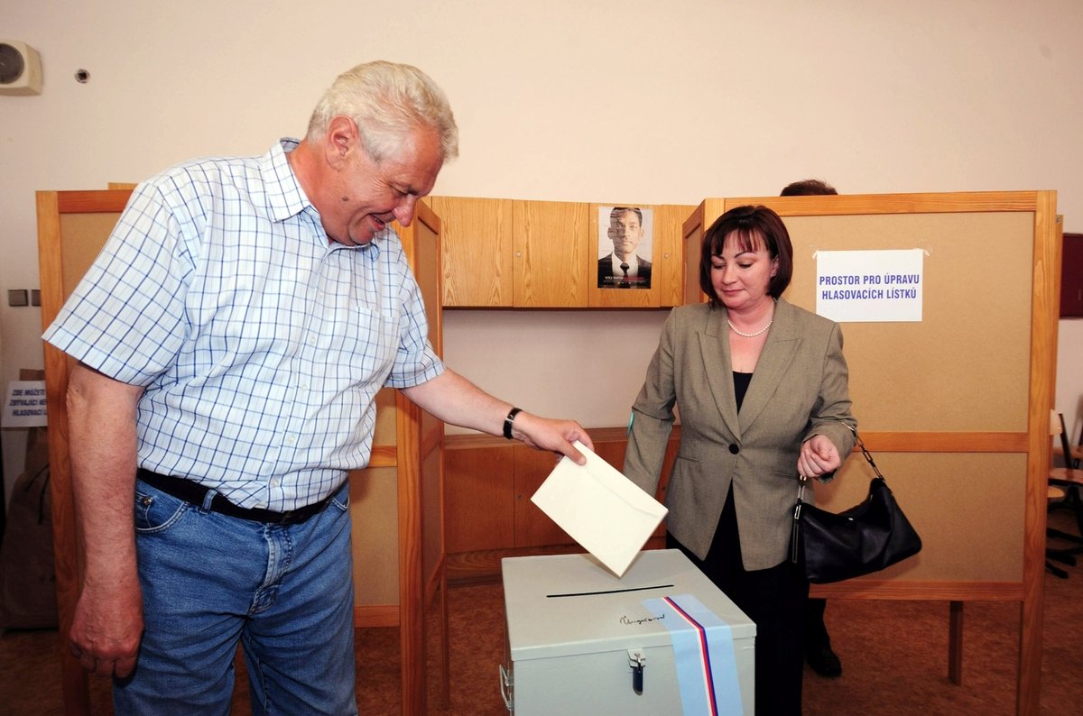 Miloš Zeman s Ivanou Zemanovou