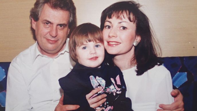 Miloš Zeman, Ivana Zemanová a jejich dcera Kateřina
