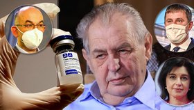 Zeman chce hlavu Blatného, Petříčka i šéfky SÚKL. Vadí mu odmítání neschváleného Sputniku