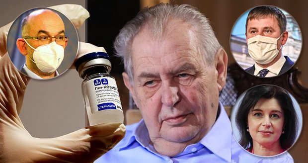 Zeman chce hlavu Blatného, Petříčka i šéfky SÚKL. Vadí mu odmítání neschváleného Sputniku