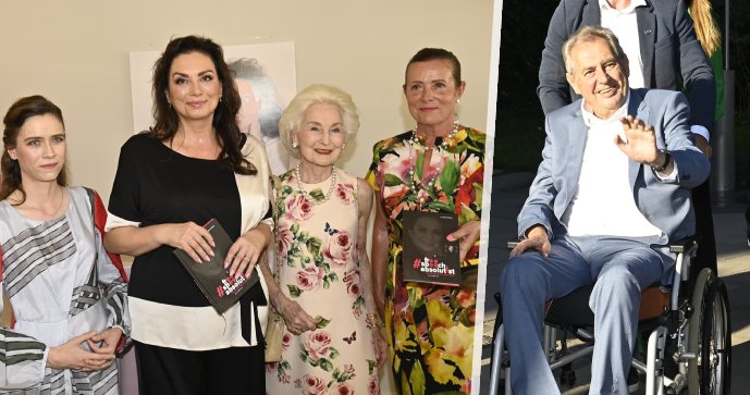 Exprezident Miloš Zeman navštívil oslavu narozenin a křest knihy bývalé političky Jany Bobošíkové.