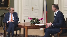 Miloš Zeman v pořadu Jaromíra Soukupa (14.2.2019)
