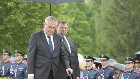 Prezident Miloš Zeman a dnes již bývalý šéf hradního protokolu Jindřich Forejt