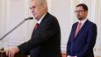 Miloš Zeman a Jiří Ovčáček