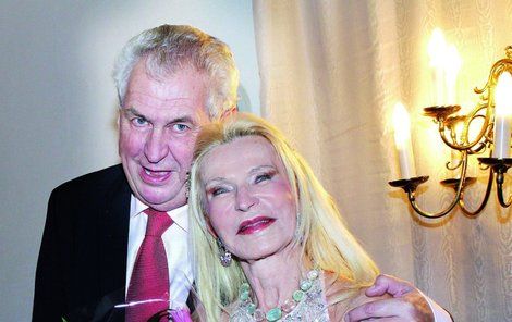 Miloš Zeman s Jitkou Frantovou Pelikánovou.