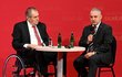 Prezident Miloš Zeman na sjezdu Českomoravské konfederace odborových svazu (30.4.2022)