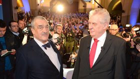 Karel Schwarzenberg a Miloš zeman se střetli v dalším velkém prezidentském duelu.