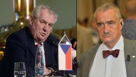 Miloš Zeman a Karel Schwarzenberg